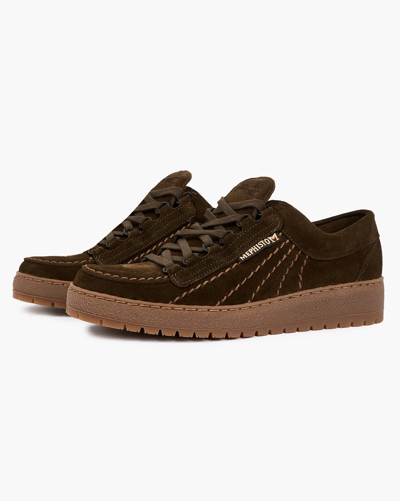 Mephisto Rainbow Shoes - Velours / Moss
