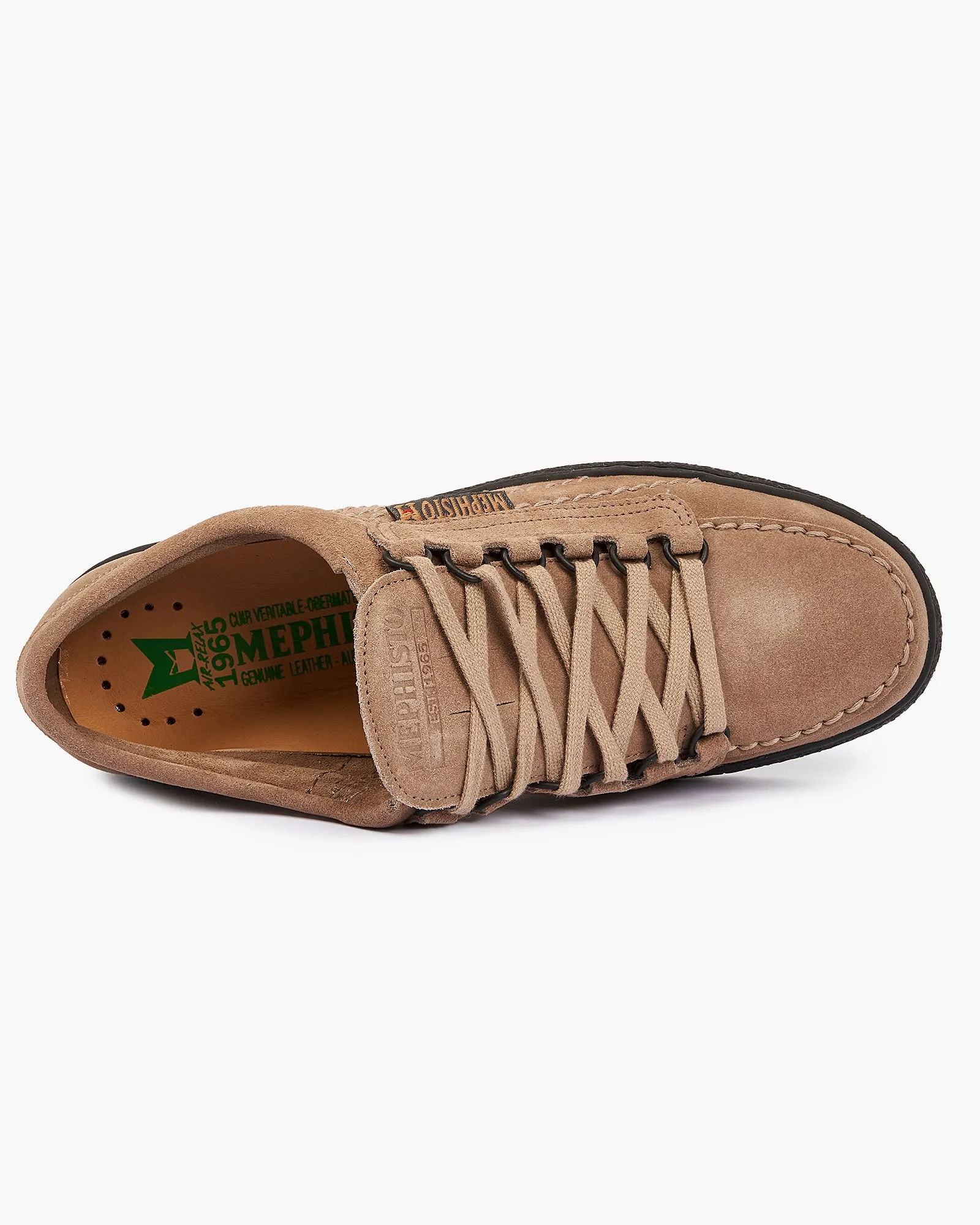 Mephisto Rainbow Shoes - Velours / Taupe