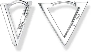 Milacolato 925 Sterling Silver Small Hoop Earrings for Women 18K Gold Plated Geometric Huggie Hoop Earrings Hypoallergenic Triangle Rectangle Heart Star Oval Hoop Earrings for Women