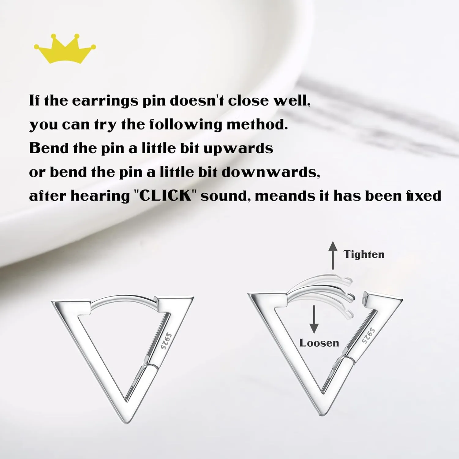 Milacolato 925 Sterling Silver Small Hoop Earrings for Women 18K Gold Plated Geometric Huggie Hoop Earrings Hypoallergenic Triangle Rectangle Heart Star Oval Hoop Earrings for Women