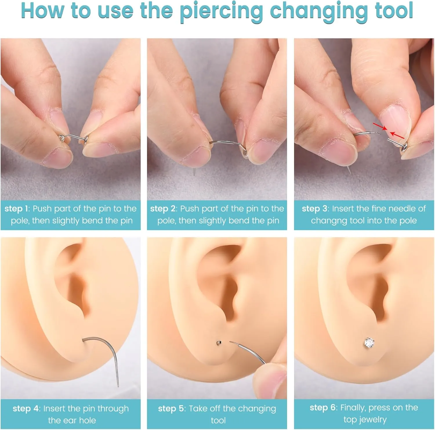 MODRSA Gold Cartilage Earring Silver Cartilage Piercing Jewelry 16g Helix Piercing Jewelry Cartilage Hoop Earring Helix Earrings Silver Cartilage Earring Stud 16 Gauge Cartilage Earrings for Women