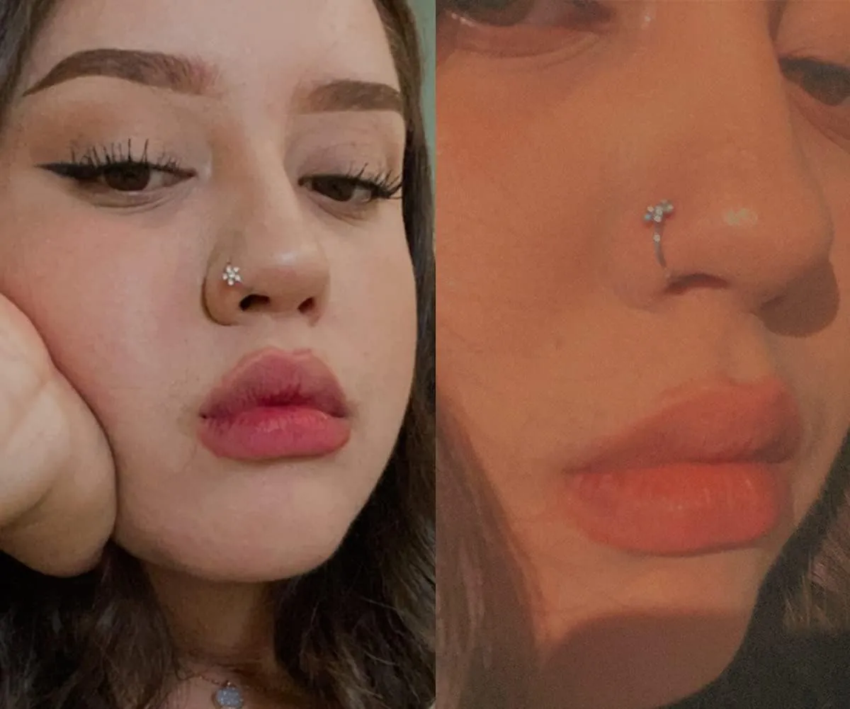 MODRSA Nose Rings - 20g Hoops & Studs in Surgical Steel & Silver Rose Gold