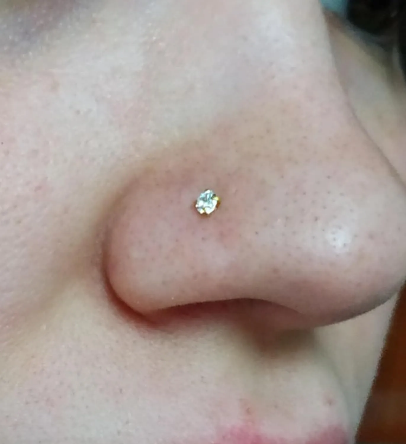 MODRSA Nose Studs 20g 22g Nose Stud L Shaped Diamond Nose Rings Stud for Women Surgical Steel Nose Rings Nose Screw Nose Piercing Stud Flower Heart Nostril Jewelry Silver Rose Gold