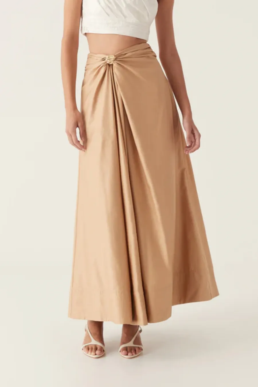 Oakleigh Maxi Skirt Sand Brown
