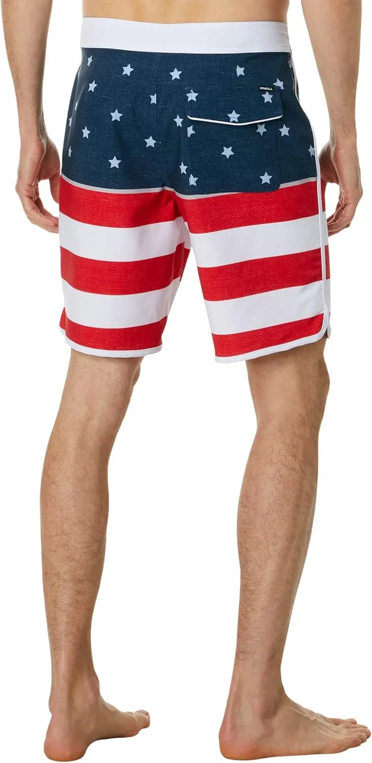 O'NEILL Hyperfreak Mysto Scallop Flag 19" Boardshorts