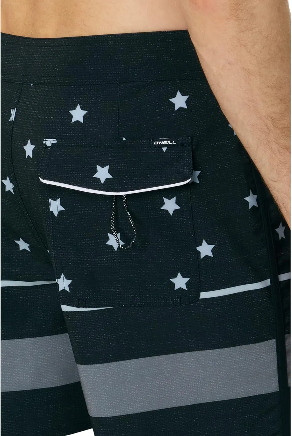 O'NEILL Hyperfreak Mysto Scallop Flag 19" Boardshorts