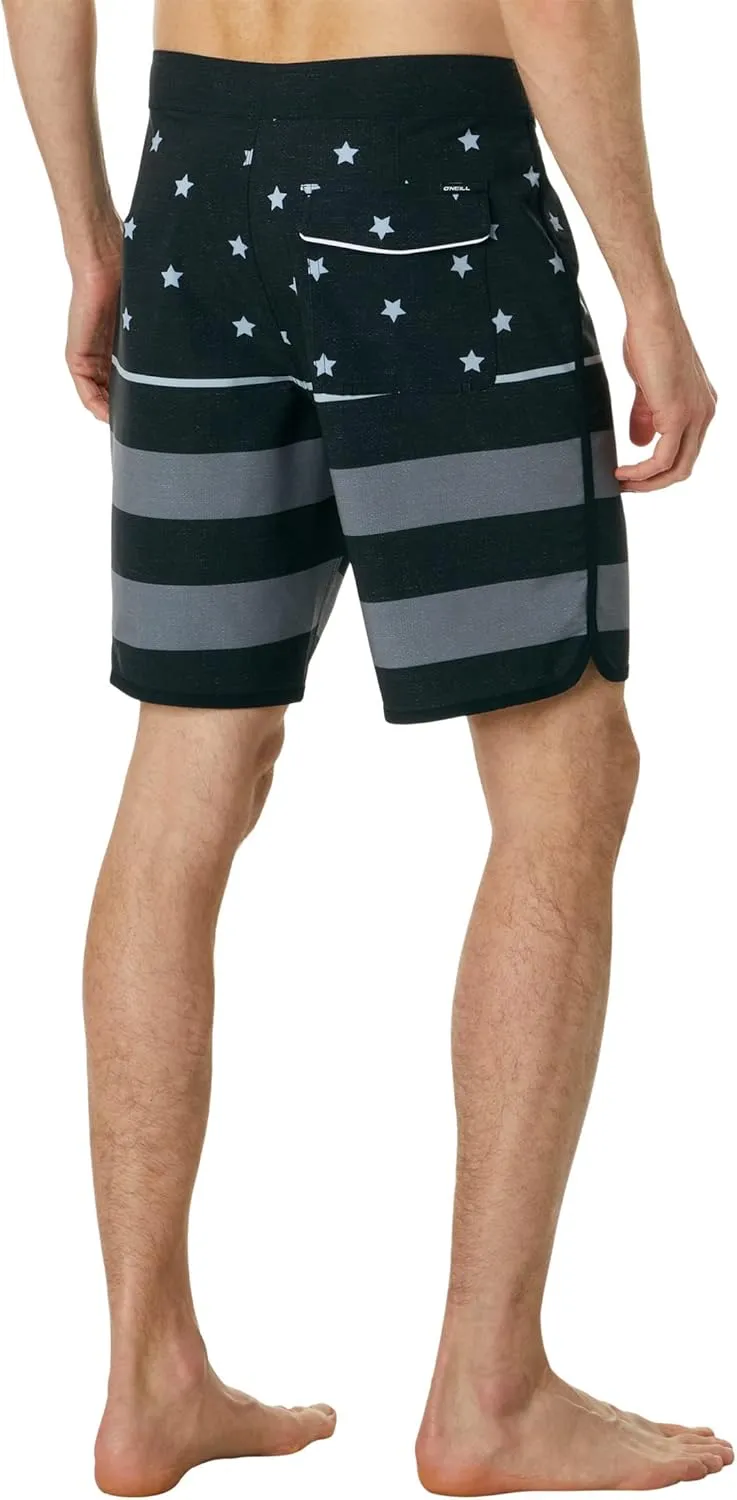 O'NEILL Hyperfreak Mysto Scallop Flag 19" Boardshorts