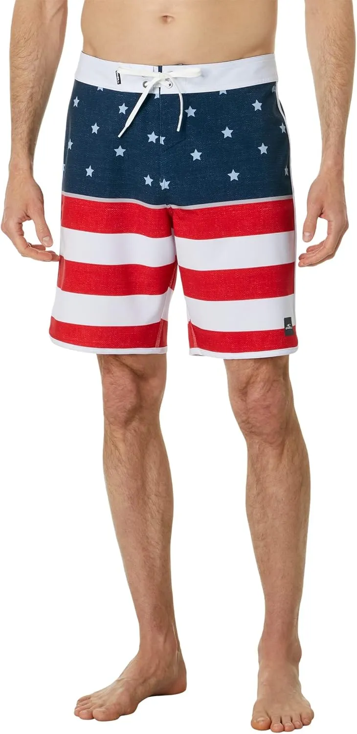 O'NEILL Hyperfreak Mysto Scallop Flag 19" Boardshorts