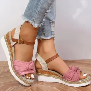 Orthopedic Platform Wedge Sandals for Women Summer Dressy 2025,Wedges Heels Walking Arch Support Open Toe Ankle Strap Casual Slip on Comfortable