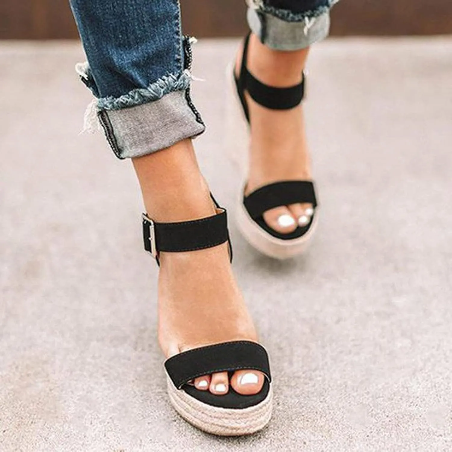 Orthopedic Sandals for Women Comfortable Sandals Arch Support Sandals Orthotic Walking Sandals Women Fashion Wedge Sandals