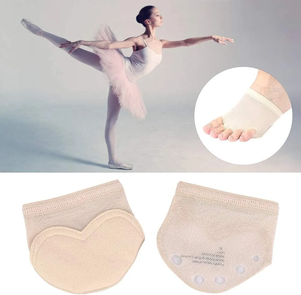 OUKENS Dance Foot Thongs,1 Pair Half Sole Dance Shoes Ballet Lyrical Dance Paws Pad Foot Thongs Shoes
