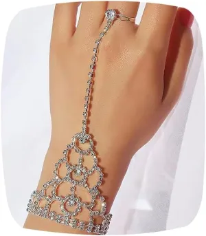Pretty Gorgeous Bracelets Bangles Sparkle Ring Bracelets Silver