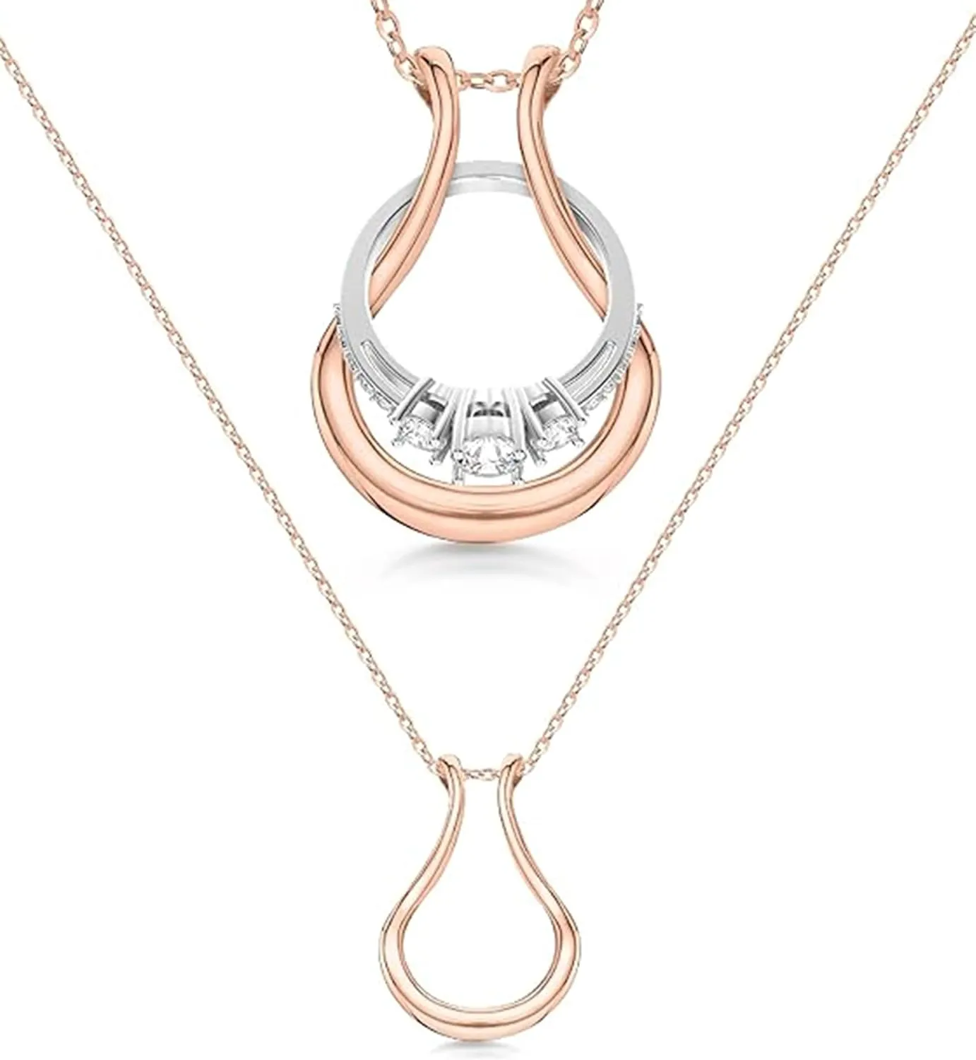 Ring Holder Necklace, Perfect for Holding Wedding and Engagement Rings, Perfect for Mother, Wife, Nurse, Doctor, Wholesale Ring Holder Necklace