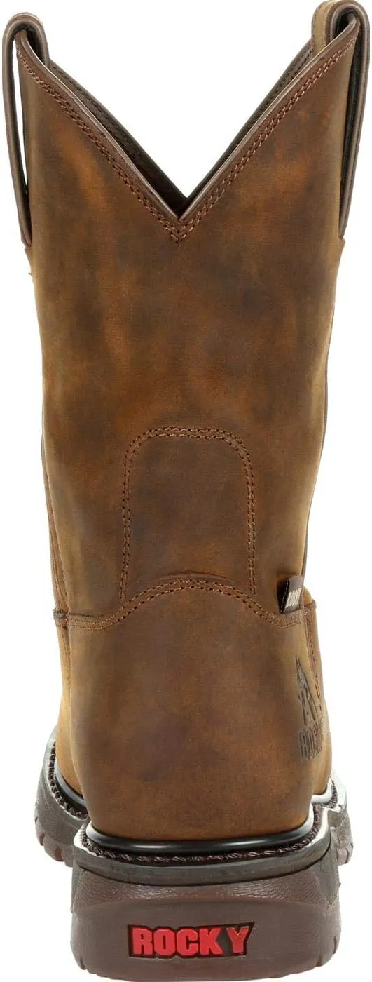 ROCKY Original Ride Steel Toe Western Boot