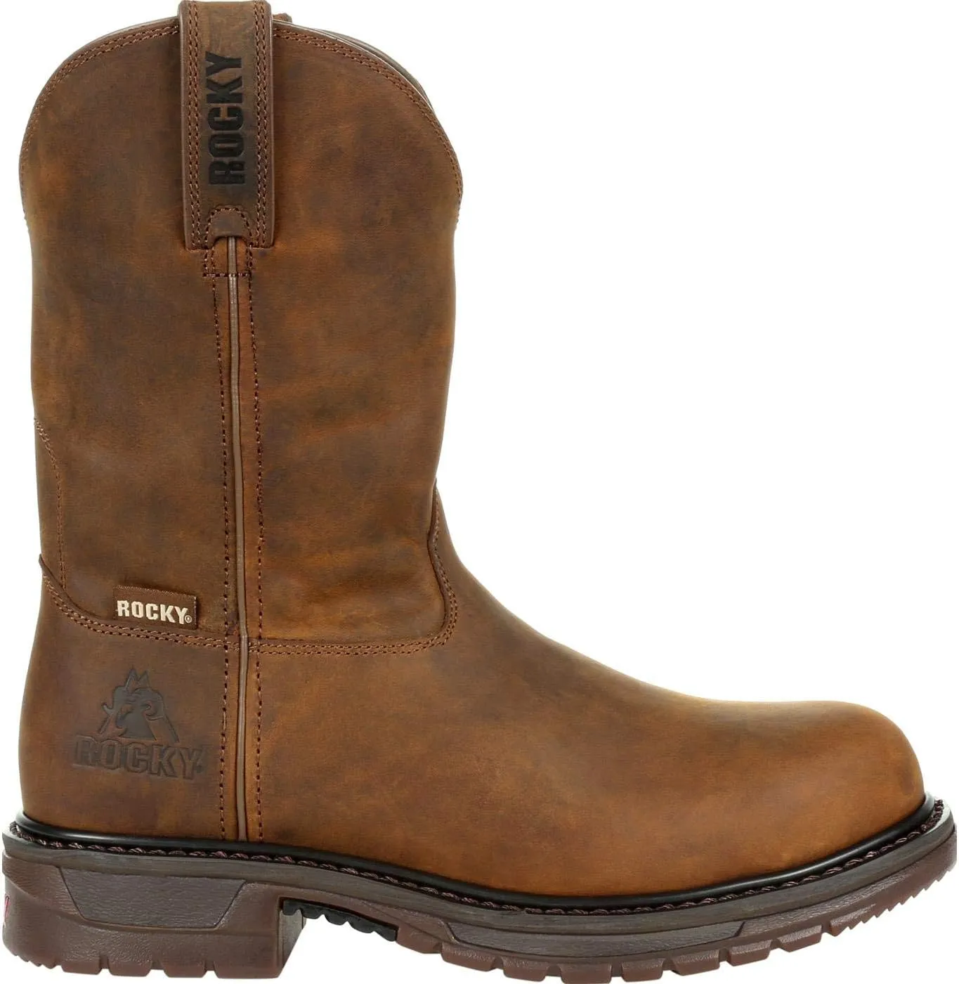 ROCKY Original Ride Steel Toe Western Boot
