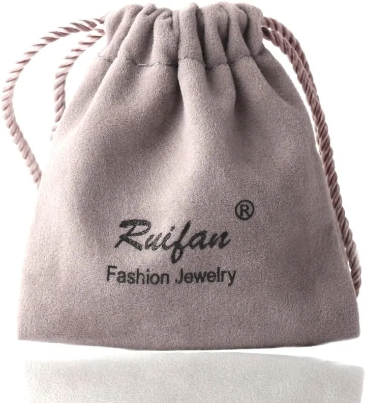 Ruifan Surgical Steel Nipple Shield Rings Tongue Barbell Piercing Jewelry Retainer 14G 5/8Inch Chain Dangle Clear CZ for Women Men 2-20PCS