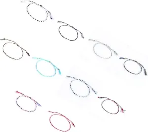 Set of 10 Handmade Cotton Bracelets Friendship Bracelets Adjustable Anklets Colorful Cotton Thread Bracelets for Woman