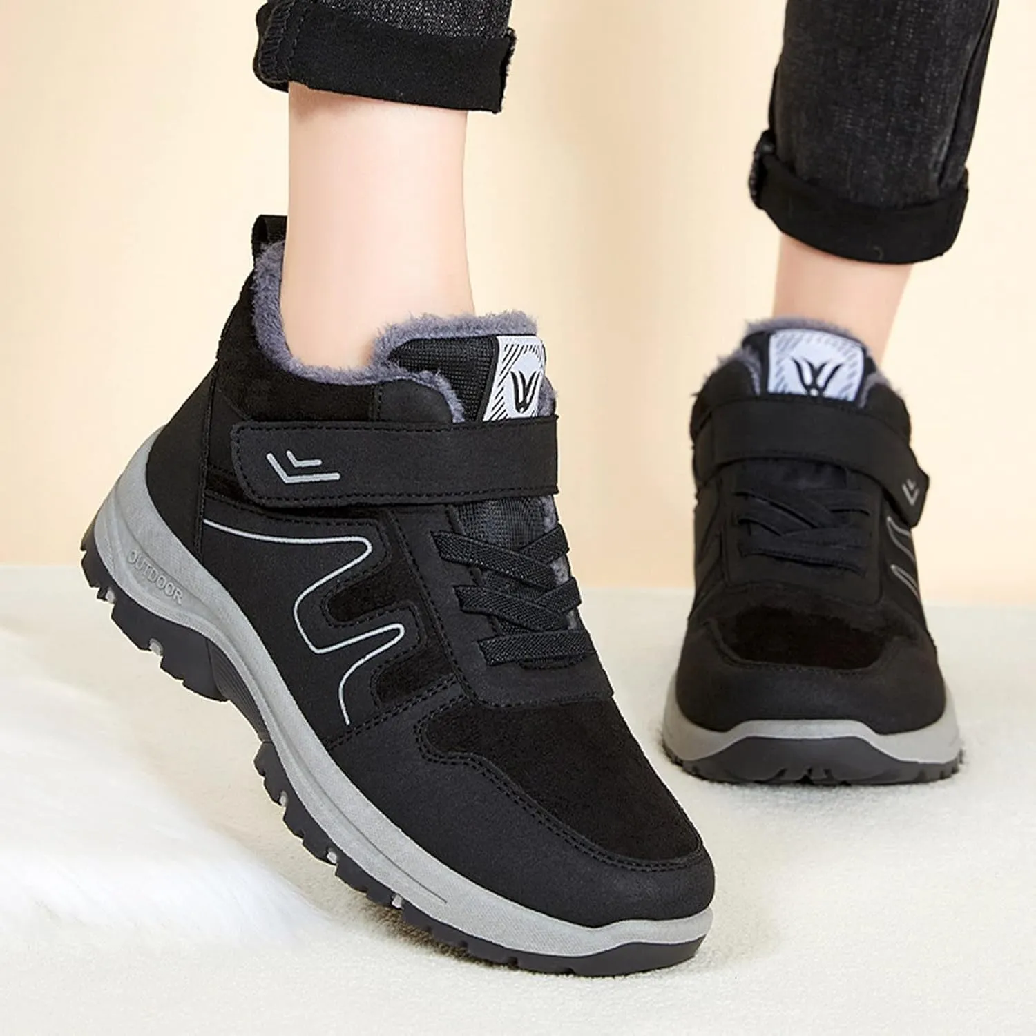 Short Winter Boots for Women Womens Slip on Snow Boots Waterproof Insulated Women Winter Boots Wide Slip Resistant Waterproof Work Boots for Women Women's Tall Winter Boots Wide Width