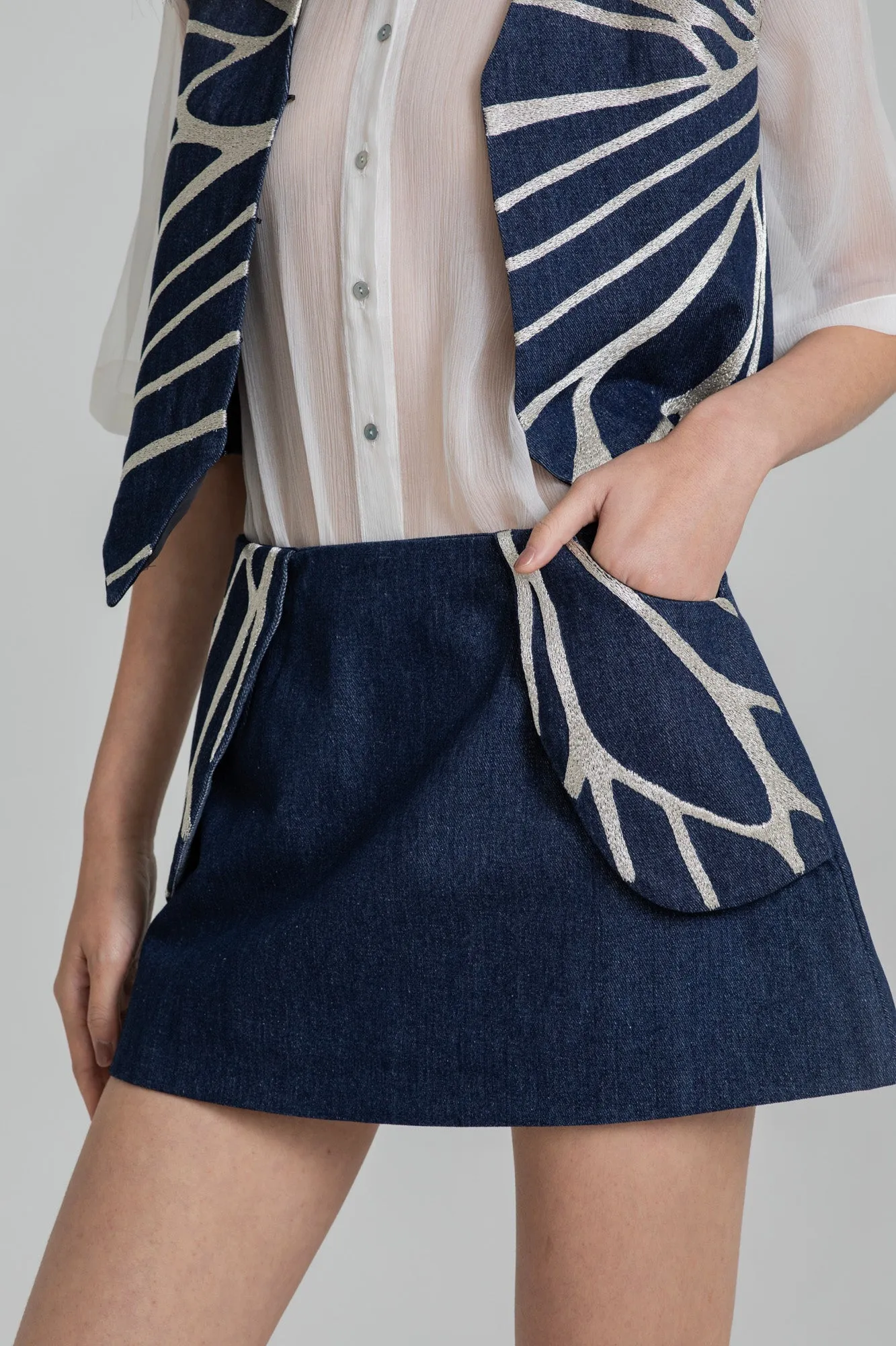 Silver dream skirt