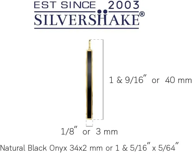 Silvershake Long Stone Inlay White Gold Plated or Yellow Gold Plated 925 Sterling Silver Linear Threader Earrings Jewelry for Women