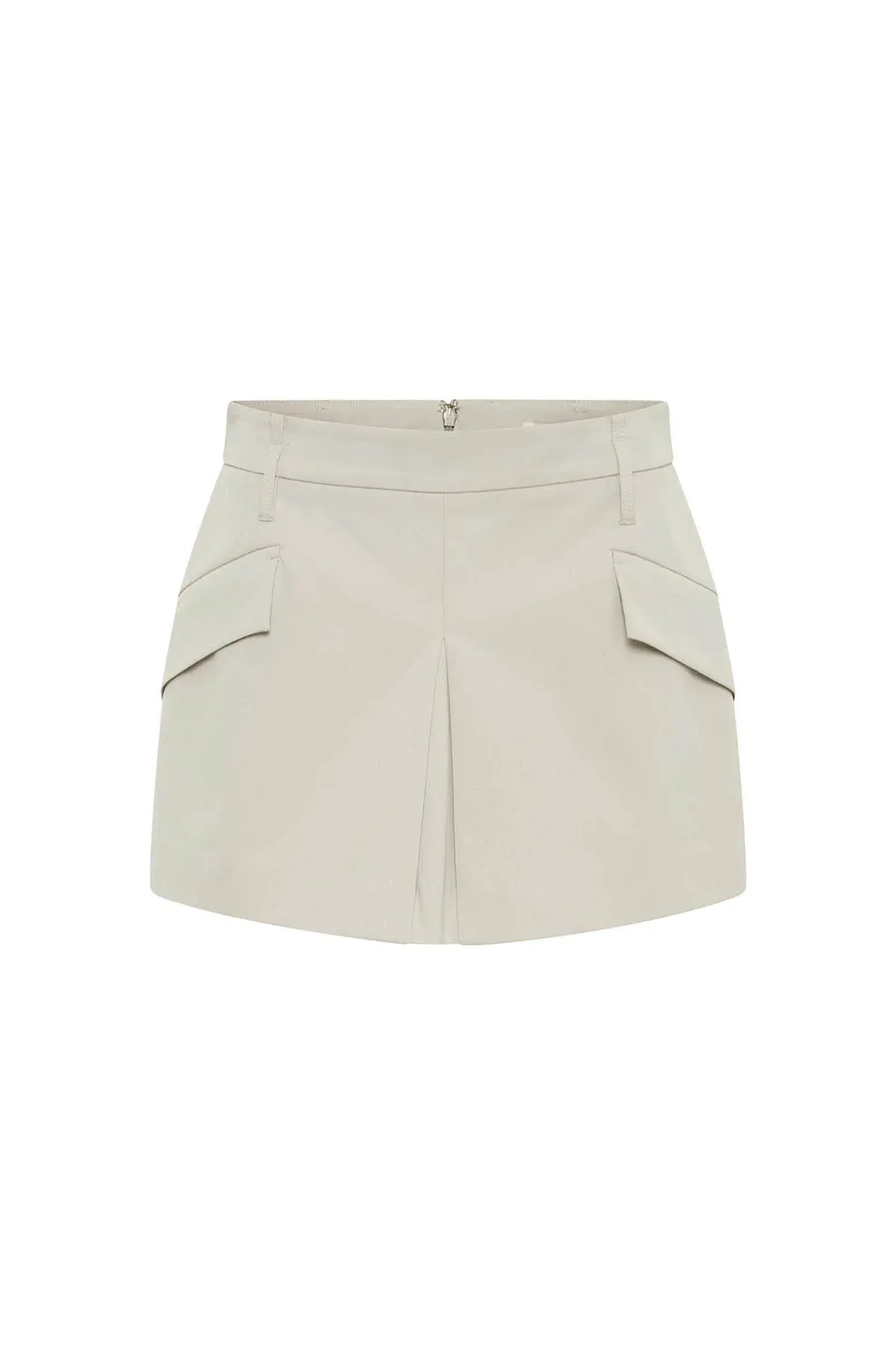 Simona Mini Skirt Oyster