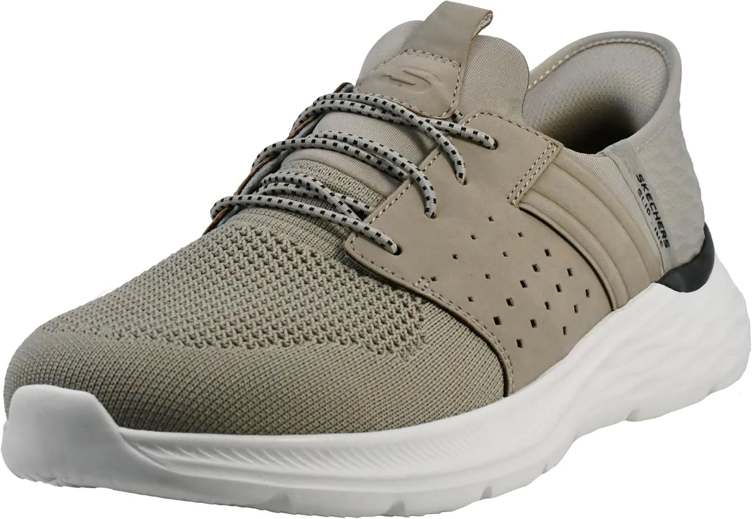 Skechers Men's Garner-Newick 210803 Low Profile Bungee Lace Slip-Ins