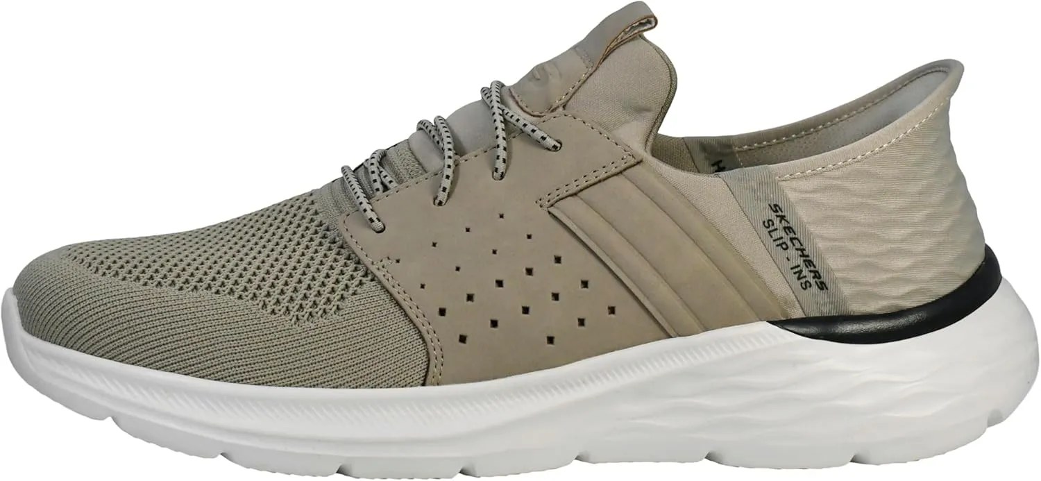 Skechers Men's Garner-Newick 210803 Low Profile Bungee Lace Slip-Ins