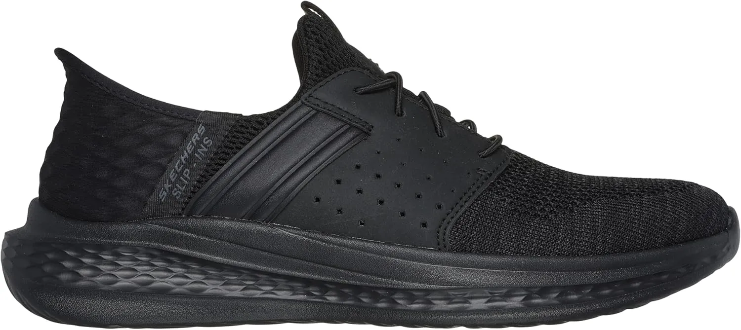 Skechers USA Men's Slade-Ocon 210811 Knitted Bungee Lace Slip-Ins
