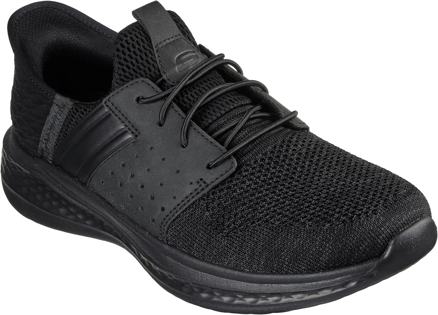 Skechers USA Men's Slade-Ocon 210811 Knitted Bungee Lace Slip-Ins