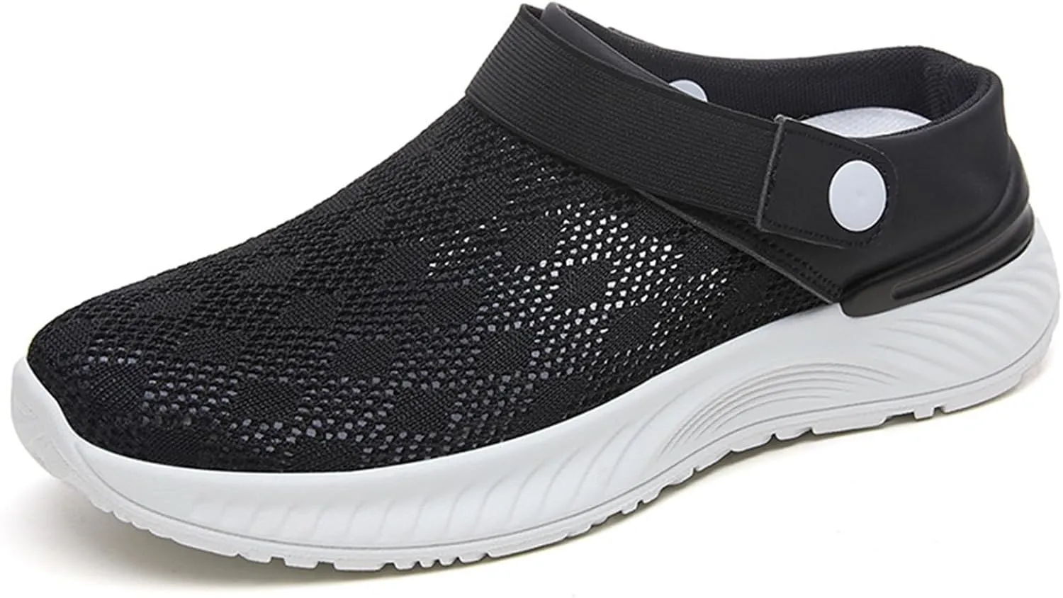 Slip On Sandals for Women Men Summer Air Cushion Platform Mesh Sneaker Breathable Mesh Walking Shoes Platform Outdoor Slippers Orthopedic Diabetic Sandals Casual Beach Shoe