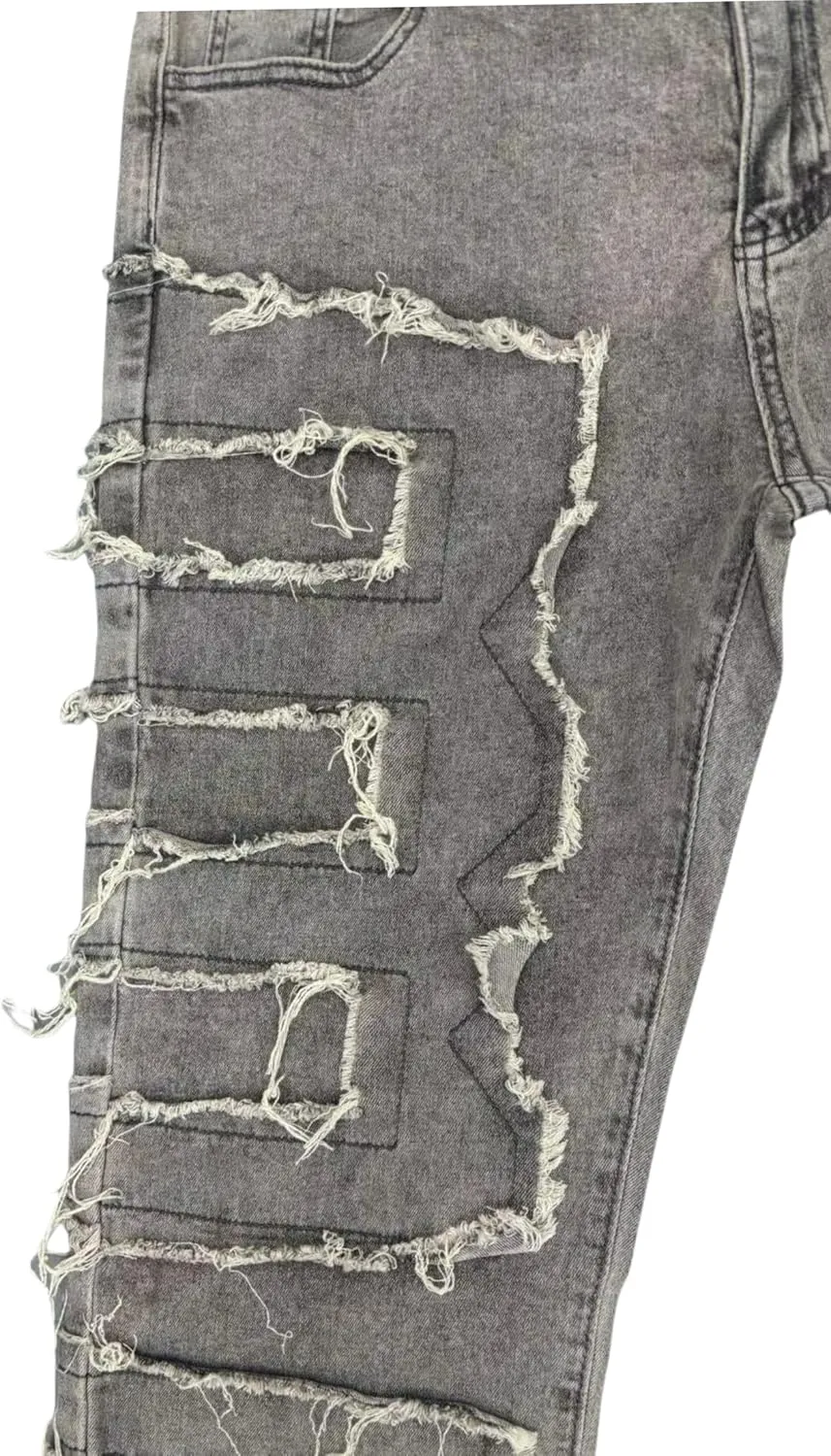 Stacked Jeans  Y2K  Emo 