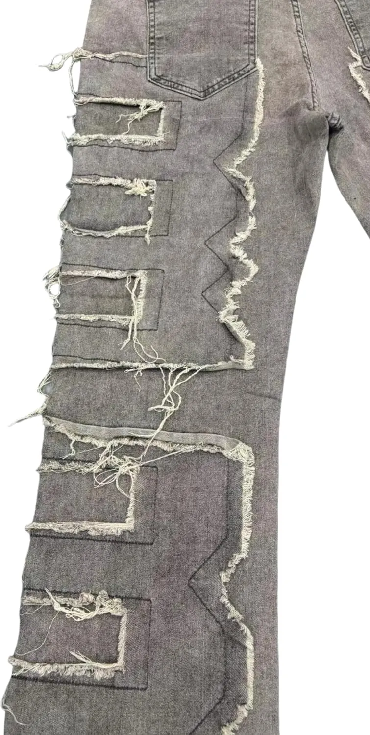 Stacked Jeans  Y2K  Emo 