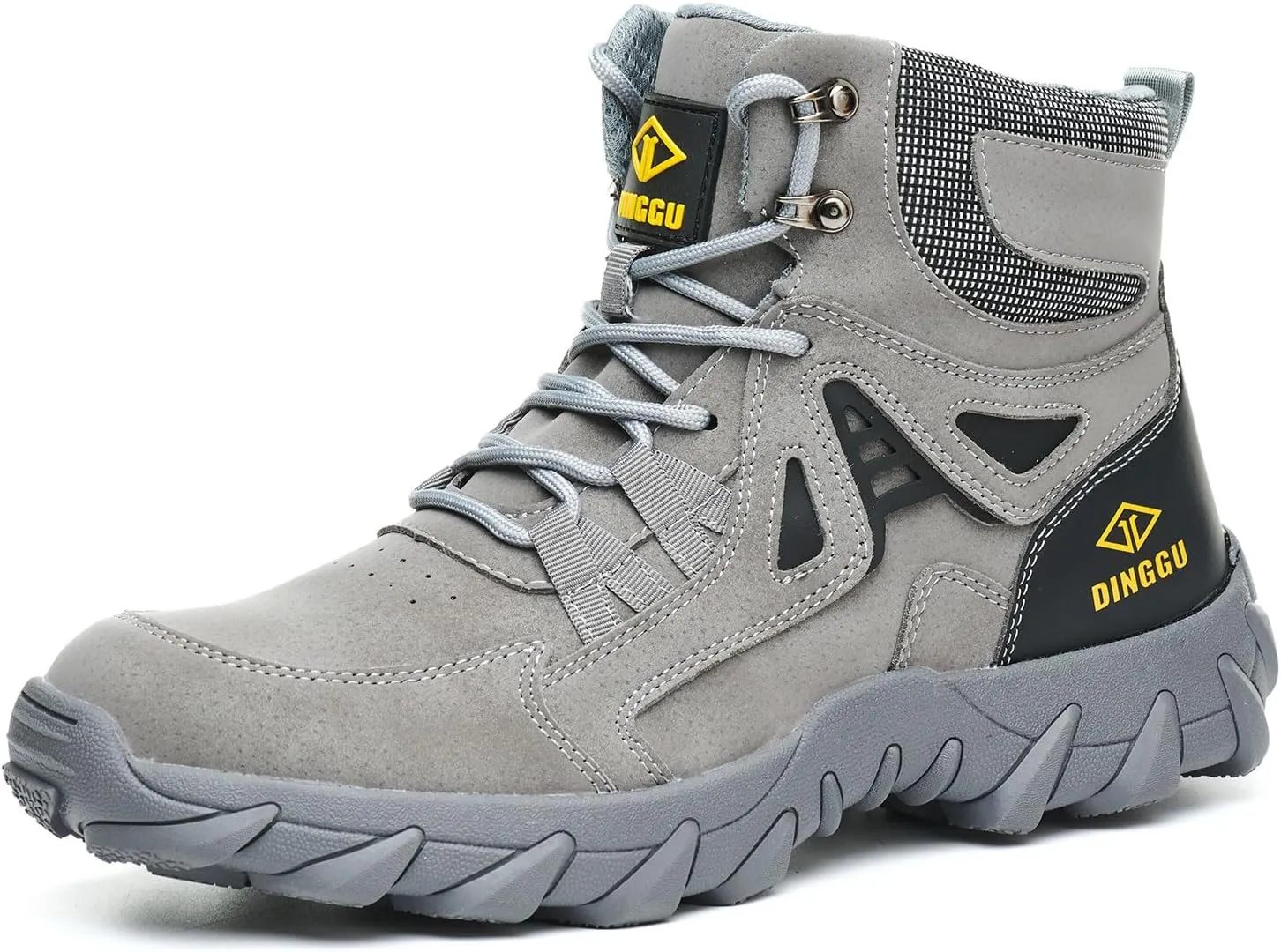 Steel Toe Boots for Men Safety Work Boots ComfortableIndestructible Industrial & Construction Shoes Mens Composite Toe Boots
