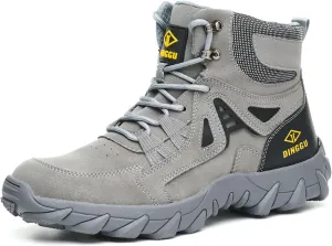 Steel Toe Boots for Men Safety Work Boots ComfortableIndestructible Industrial & Construction Shoes Mens Composite Toe Boots