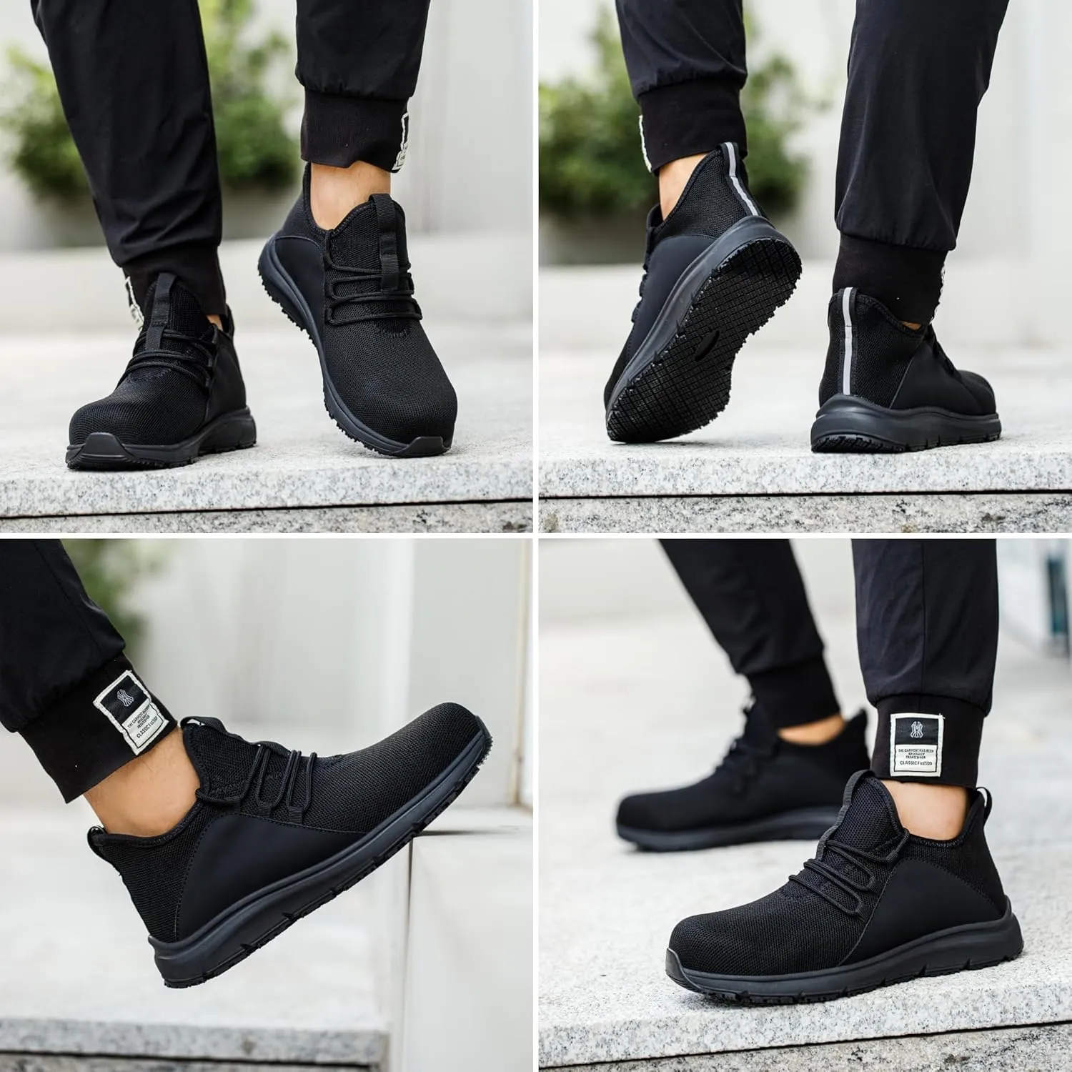 Steel Toe Shoes for Men WomenNon Slip Waterproof Work Safety Sneakers
