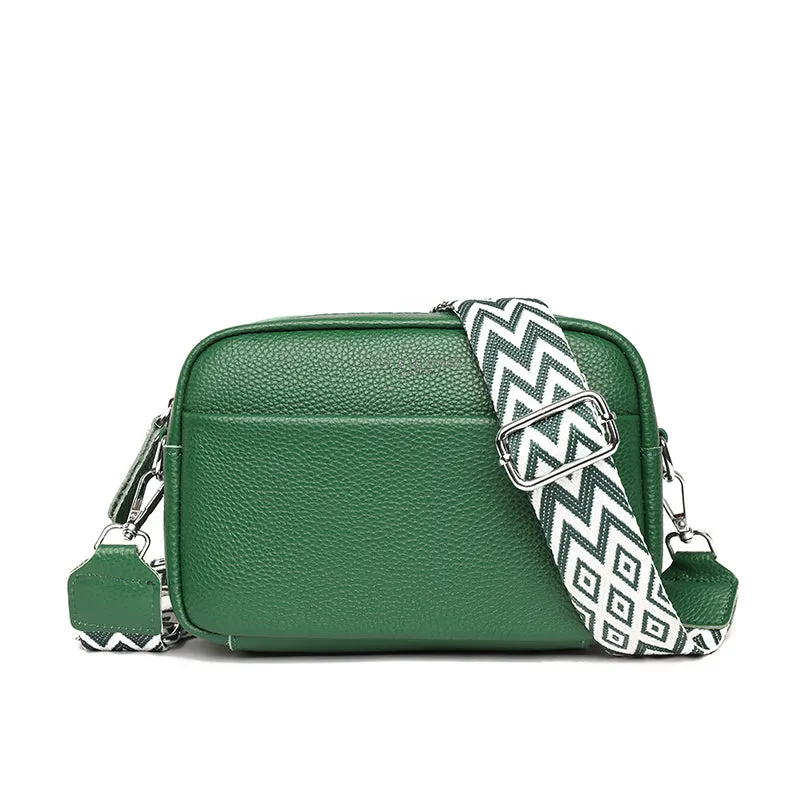 Stylish 100% Genuine Leather Crossbody Bag for Women