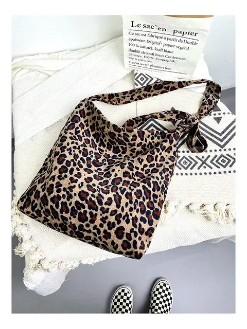 TAVIMART  -  High-capacity Y2k Aesthetic Trendy Shoulder Bag Vintage Leopard All Match Women's Handbags Harajuku Streetwear Crossbody Bags