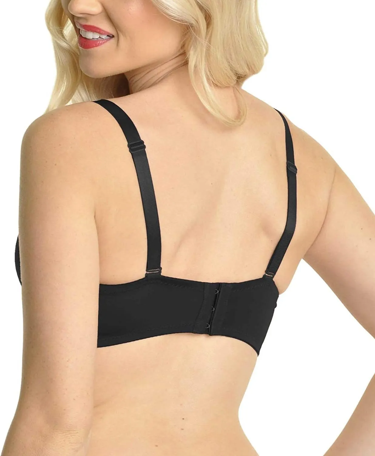 ToBeInStyle Women's Pack of 6 Wired Padded T-Shirt Bras with Wide Wings
