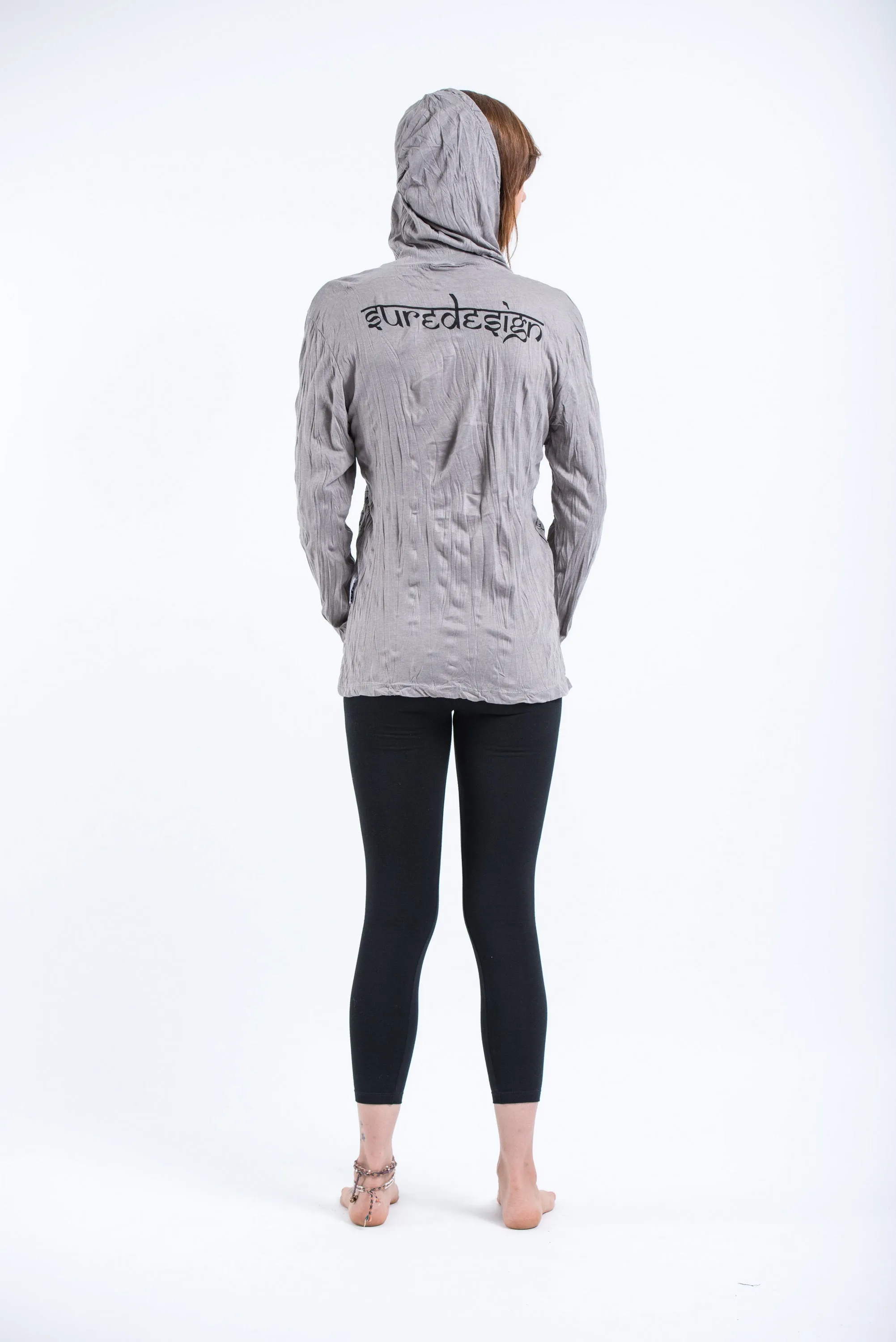 Unisex Octopus Weed Hoodie in Gray