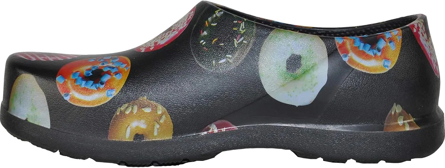 VANGELO Professional Slip Resistant Clog Waterproof Women Work Nurse Shoe Chef Shoe Carlisle Black Lime White Multicolor