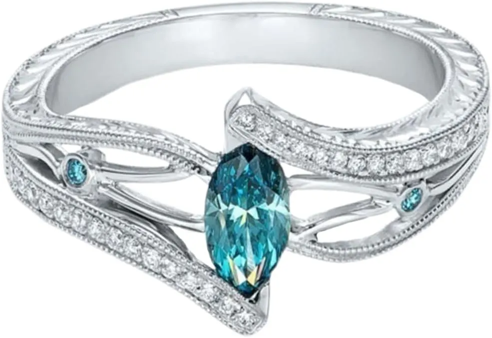 VANZACK Elegant Ring Gemstone Jewelry Silver Ring for Women Ideal for All Occasions