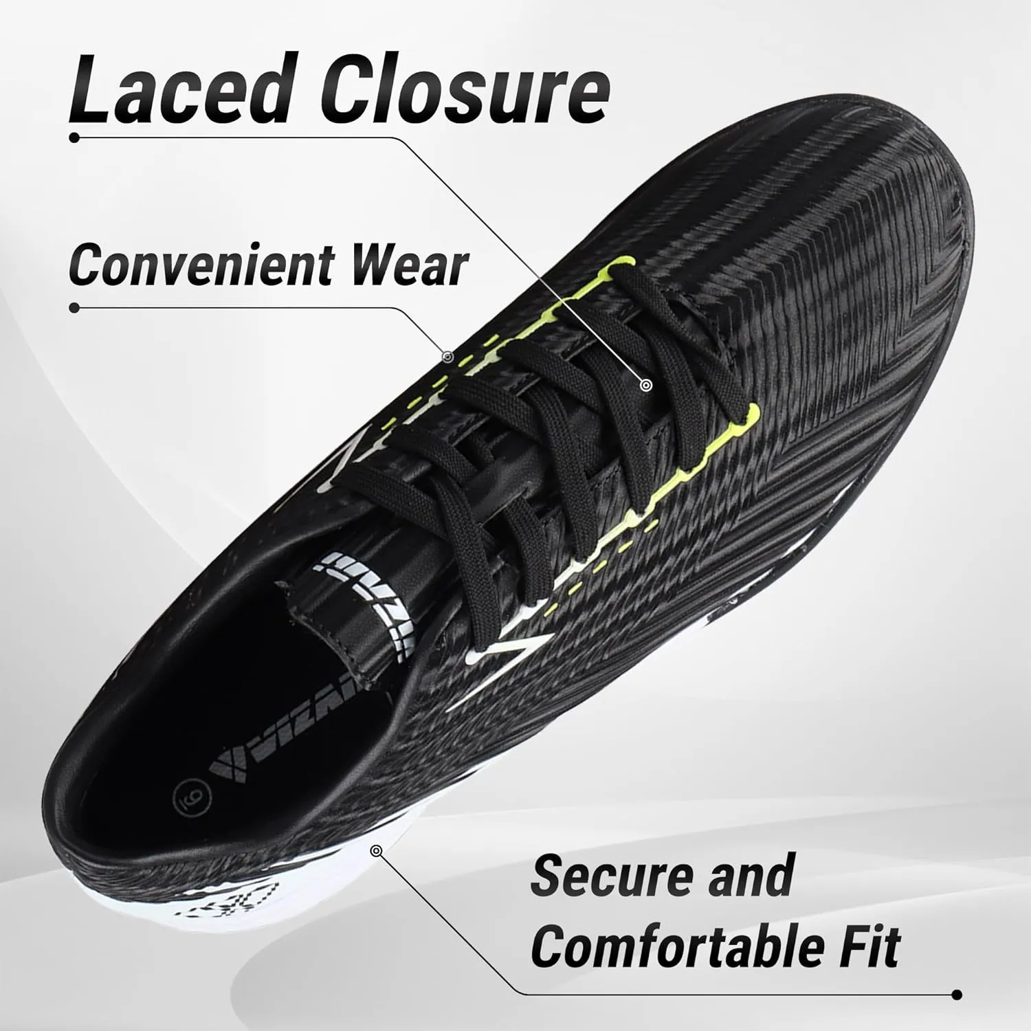 Vizari Tesoro Turf Cleats for Men and Women | Durable Football Turf Shoes with Rubber Outsole | Lightweight Mens Turf Soccer Shoes for Indoor and Outdoor Soccer