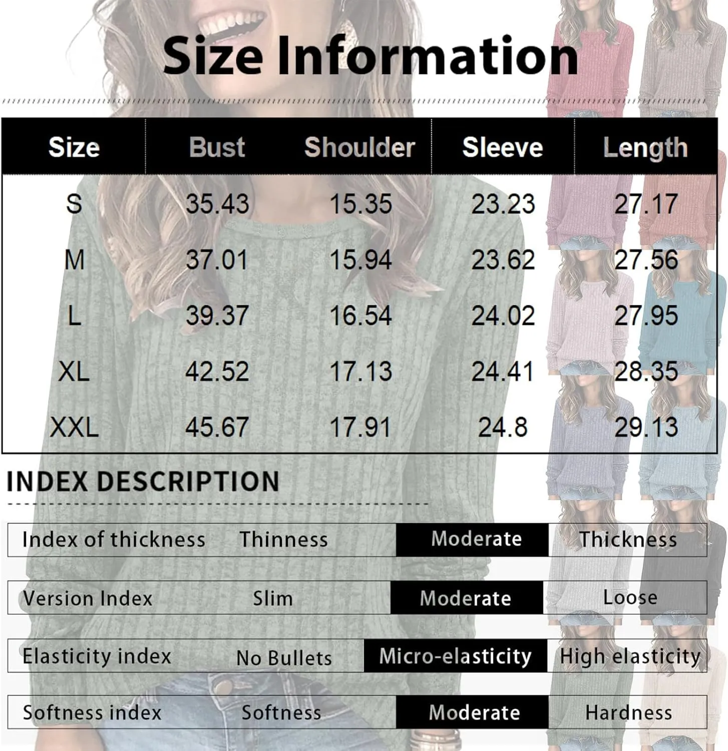 Women Casual Knit Sweaters Long Sleeve Shirts for Women Tunic Tops Dressy Pullovers Fashion Basic Lightweight Blouses