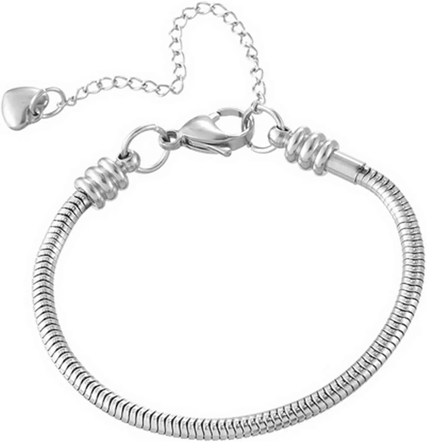 Women Snake Chain for Bracelets Charm Pendant Personalized Gift for Wife Mom Daughter Sister BFF Birthday Anniversary
