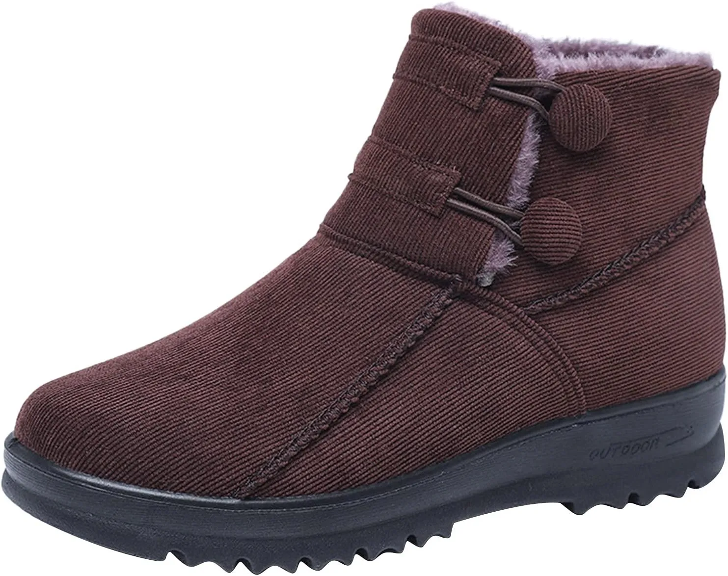 Women Snow Boots Winter Shoes with Fur Lined Warm Slip on Boots Womens Winter Boots Waterproof Tall Women's Boots Winter Womens Snow Shoes Waterproof Snow Shoes for Women Slip on