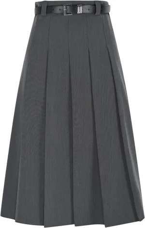 Women's Casual Basic Knee Length Midi Comfy Skirts Elegant Loose Fashion Lounge Summer Breathable Hiking Clothes 2025