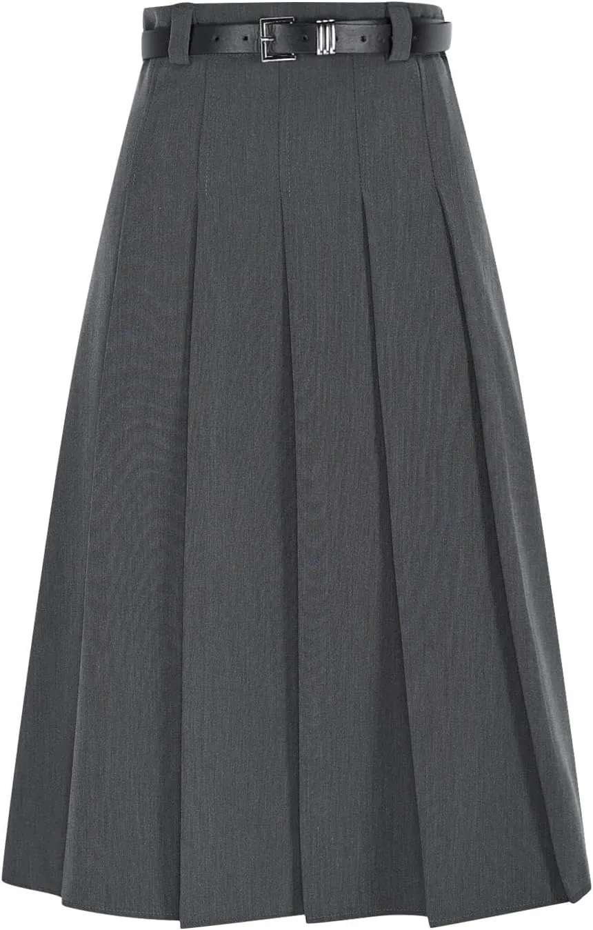 Women's Casual Basic Knee Length Midi Comfy Skirts Elegant Loose Fashion Lounge Summer Breathable Hiking Clothes 2025