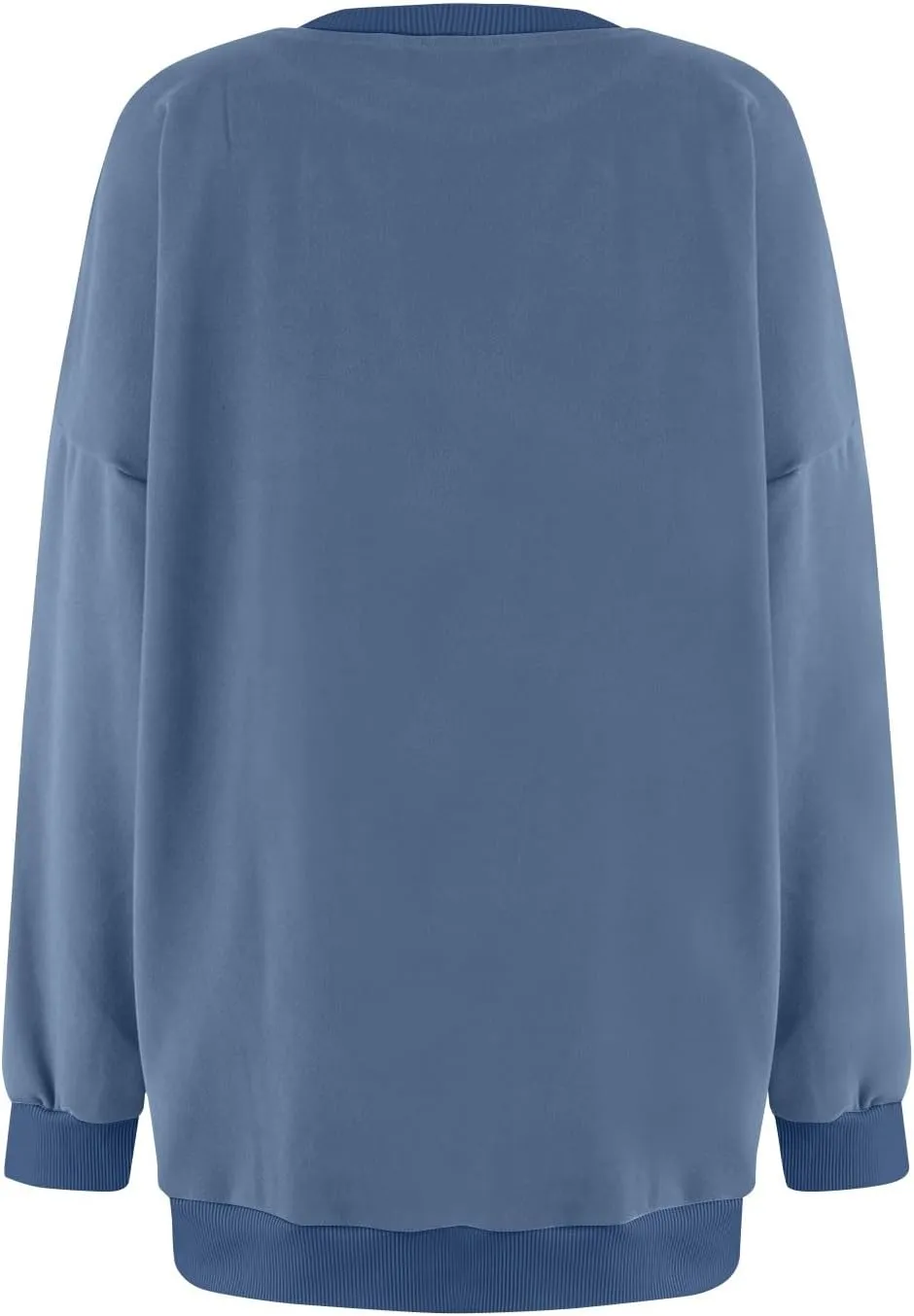 Womens Crewneck Sweatshirts Long Sleeve Tops Color Block Ribbed Trim Fashion 2024 Clothes Outfits For Women 2024