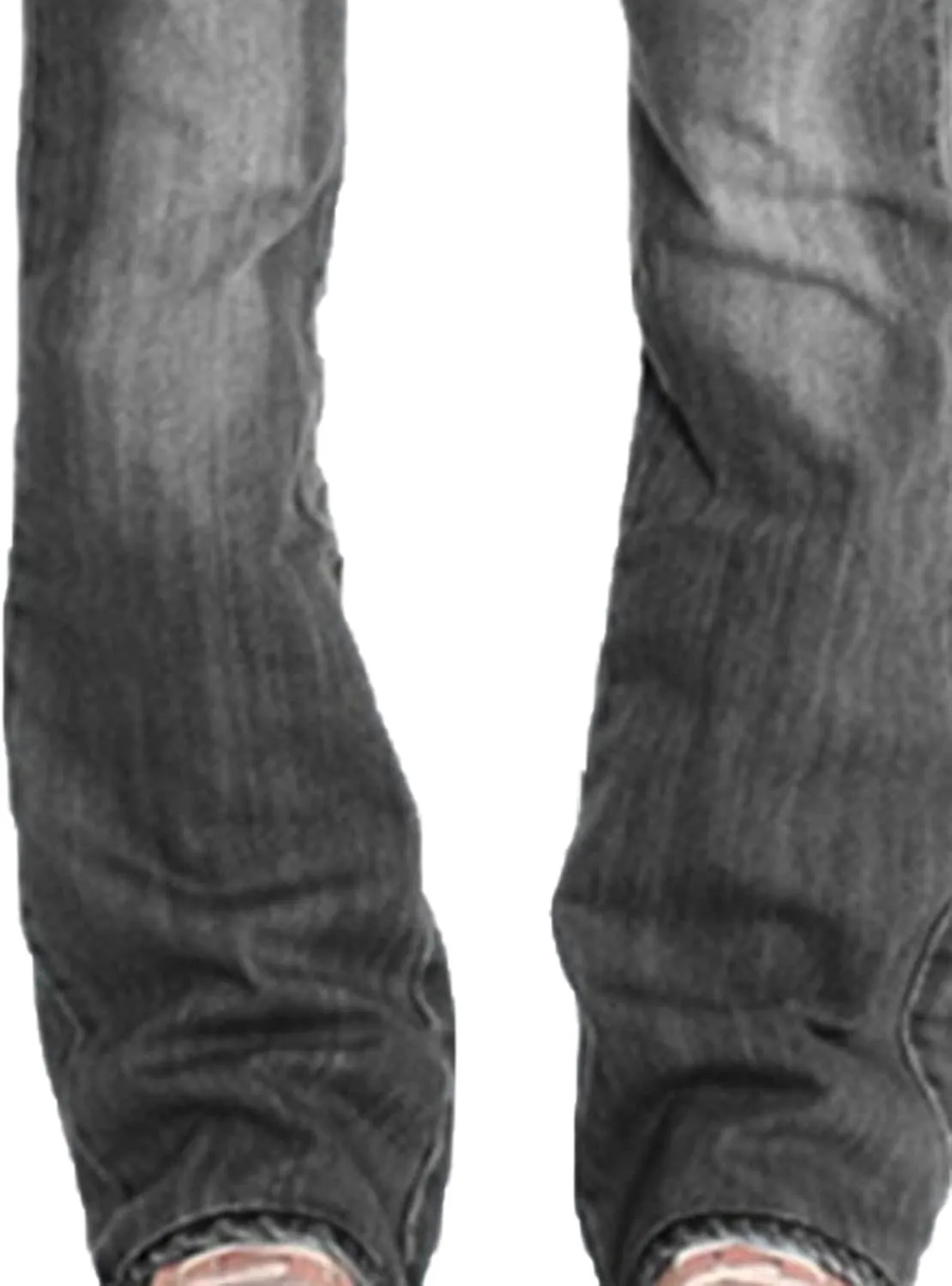 Women's Embroidered Slim Fit Jeans Retro Work Casual Denim Trousers Stretch Classic Bootcut Straight Jeans