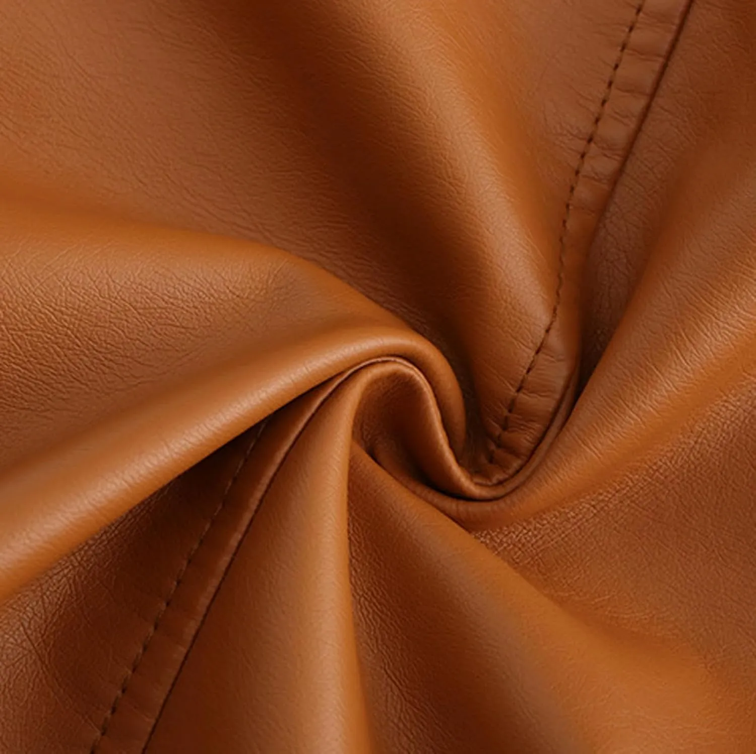 Womens Faux Leather Casual Jacket, Fall and Spring Fashion Zip Up Motorcycle Bike Coat, Winter Outfits Clothes 2024